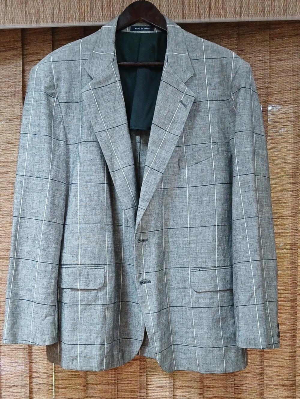Vintage 80s Daniel Hechter Made in Japan Plaid Blazer Sport Jacket